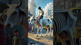 Beautiful AI Short Story of a Thin Horse and a Thin Man #ai #youtubeshorts #shorts #viral #ytshorts