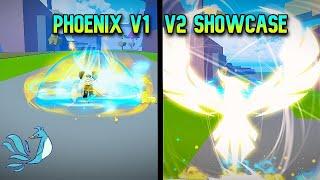 Best Awakened Phoenix V2 And Unawakened Phoenix V1 Showcase | Blox Fruits
