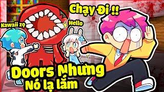 HIHA YUMMIE RƠI VÀO DOORS 100 CÁNH CỬA NHƯNG KAWAII TRONG MINECRAFT*HIHA 100 CÁNH CỬA KAWAII 