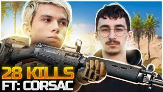 28 KILLS RANKED  DUO COM PRO PLAYER - FT. CORSAC | PUBG