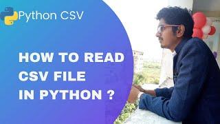 How to read a csv file using DictReader class | Python CSV in Tamil