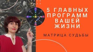 5 главных программ вашей жизни. Матрица Судьбы.