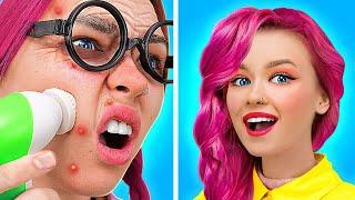 FROM NERD TO POPULAR TikToker | Extreme Makeover Challenge by 123GO! SCHOOL