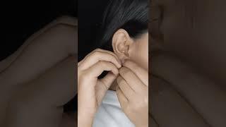 Safety Pin Earring Hack//Do you try this Hack..? #shorts #try #hack #video