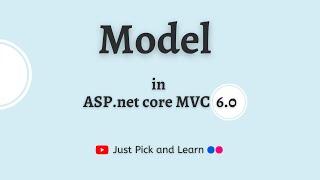 Model in Asp.net Core MVC | Asp.net core MVC 6.0 for beginners | Asp.net Core MVC tutorial