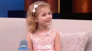 6-Year-Old Melts Hearts w/ Her Song & Big Dreams!🩷 II Steve Harvey