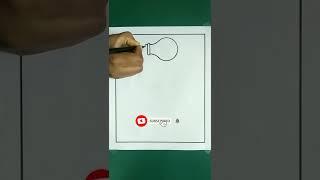 Bulb Drawing/Save Energy Drawing  #bulb #saveenergydrawing #drawing #shorts #viral #trending