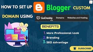 How to set up custom domain for a Blogspot/Blogger using Godaddy 2024?| Blogger Tutorial | SEO tips