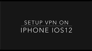 iPhone VPN Setup