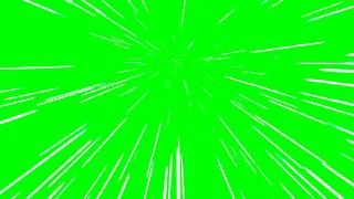 light speed green screen effect