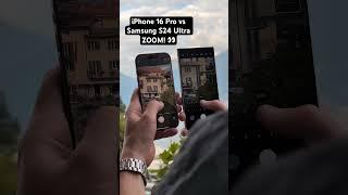 iPhone 16 Pro vs Samsung S24 Ultra ZOOM TEST! 