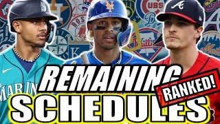 Every MLB Playoff Contenders REMAINING SCHEDULE Ranked From Toughest To Easiest! | UPDATED