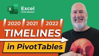 Excel - Filter a PivotTable with a Timeline