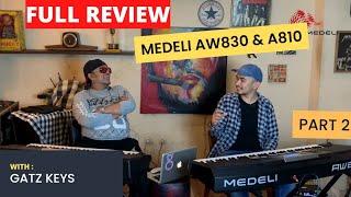 Full Review Medeli AW830 & A810 with Mas @GATZKEYZ ungu  part 2
