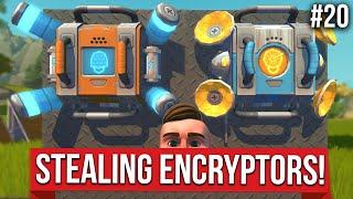 HOW TO STEAL ENCRYPTORS FROM THE WAREHOUSE!! - SCRAP MECHANICS SURVIVAL #20