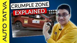 Crumple Zone In Cars Explained : Less Damage Means More Safety ? | Auto Tatva