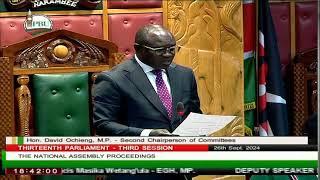 NATIONAL ASSEMBLY | THURSDAY, 26TH SEPTEMBER 2024  AFTERNOON SESSION