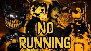 Can you beat Bendy and the ink machine without running?