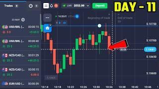Quotex 1 Minute Price Action Trading • Quotex Live Trading | Day 11