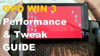 GPD WIN 3 PERFORMANCE & TWEAKS GUIDE BIOS TDP DRIVER SWITCH