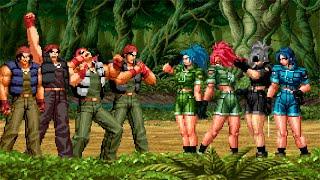 [KOF Mugen] Ralf Jones Team vs Leona Heidern Team