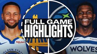 WARRIORS at TIMBERWOLVES | FULL GAME HIGHLIGHTS | January 15, 2025