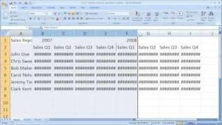 Quickly Resize Multiple Columns and Rows Quickly in Excel
