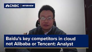 Key competitors to Baidu's cloud business are not Alibaba or Tencent: Analyst