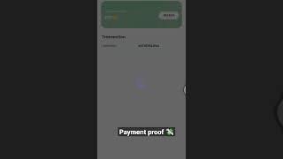 New earning app payment proof 1 coin 🪙 1 rupees              #shorts #shortvideo #short #shortsfee