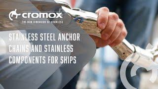 cromox® non-corrosive anchor chains (stainless steel/INOX)