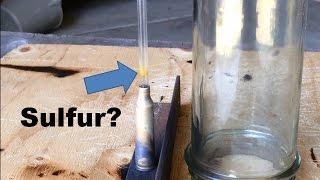 Extracting Sulfur from Iron Pyrite