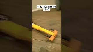 When you finish building a LEGO set but..  #рекомендации #рек #приколы #like #подпишись #shorts