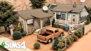 MOBILE HOMES IN OASIS SPRINGS - Realistic Build - ASMR | The Sims 4 - no cc.