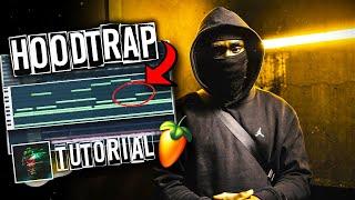 How To Make DARK HOODTRAP Type Beats FROM SCRATCH! (fl studio tutorial)