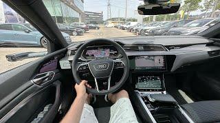 New Audi Q8 E-Tron Test Drive POV l Ambience Binaural Sound