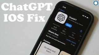 How To Fix ChatGPT Not Working On Iphone / iPad IOS 18