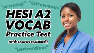 HESI A2 Vocabulary Practice Test
