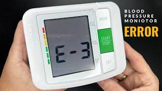 Error code 3 Medisana blood pressure monitor repair