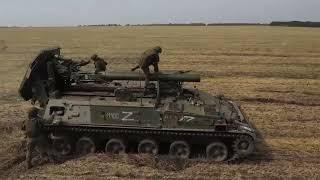 Russians Show Off Self-Propelled Heavy Mortar In Action