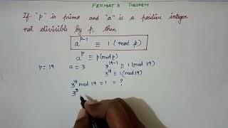 Fermat's Theorem with Example | Mathematical Foundation for Asymmetric Encryption Explained in Tamil