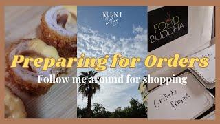 Small business owner in Dubai | Prepare an order with me - grocery, deliveries, food prep