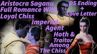 SWTOR FULL ARISTOCRA SAGANU ROMANCE + LOYAL CHISS IMPERIAL AGENT (Hoth & A Traitor Among The Chiss)