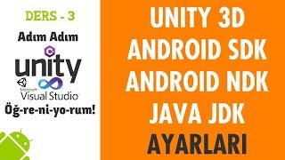 Adım Adım Unity 3D Dersleri : Unity 3D Android SDK NDK JDK Ayarları