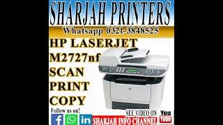 HP LASERJET M2727nf | SCAN PRINT COPY | SMART PHOTOCOPY MACHINE FOR HOME AND OFFICE USE