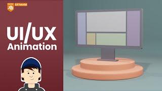 How to model and animate a UI/UX design in Blender [2.91]