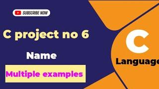Multiple examples project in c language  // c language projects #conding #c language