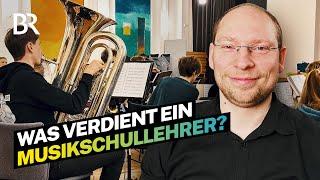 Musik ist sein Beruf: So viel verdient ein Musikschullehrer | Lohnt sich das | BR