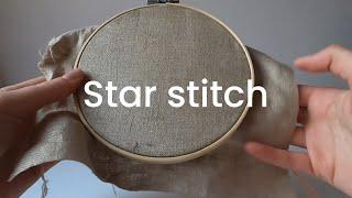 How to do star stitch