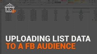 How to Upload List Data to a Facebook Audience