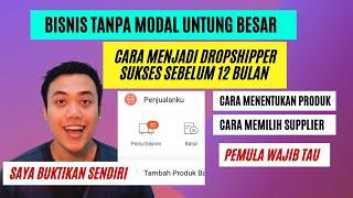 CARA MENJADI DROPSHIPPER PEMULA - MENDAPATKAN UANG DARI INTERNET -BISNIS MODAL KECIL UNTUNG BESAR